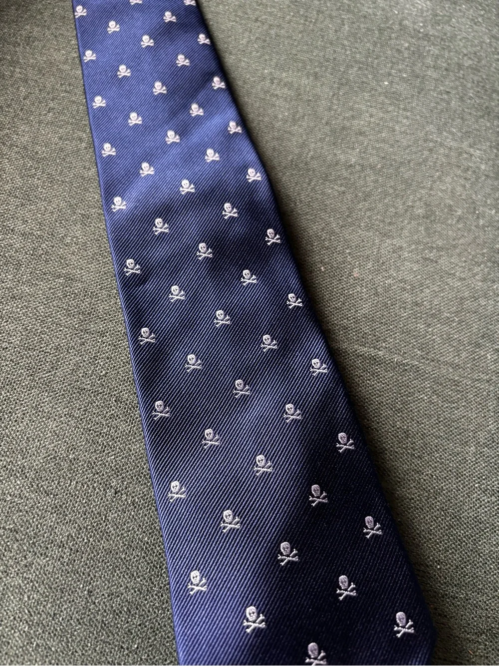 Jcrew Skull & Crossbones Silk Tie